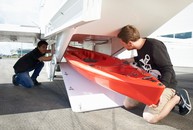 Cargo Pod - loading Kayak